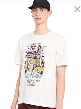 New Ciele Athletics ORTshirt Wallace Lake Road Short Sleeve Shirt T-shirt